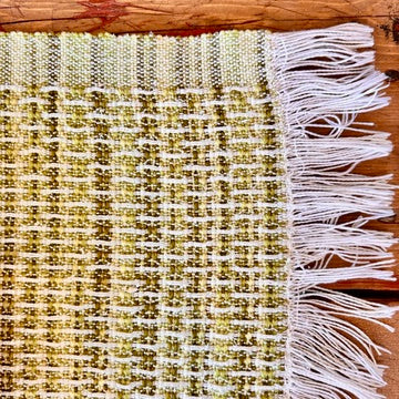 Trio de napperon vert