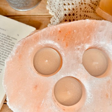 Himalayan salt lantern holder