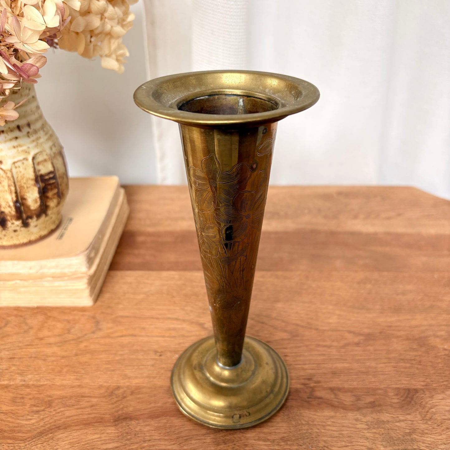 Vase Trompette en laiton