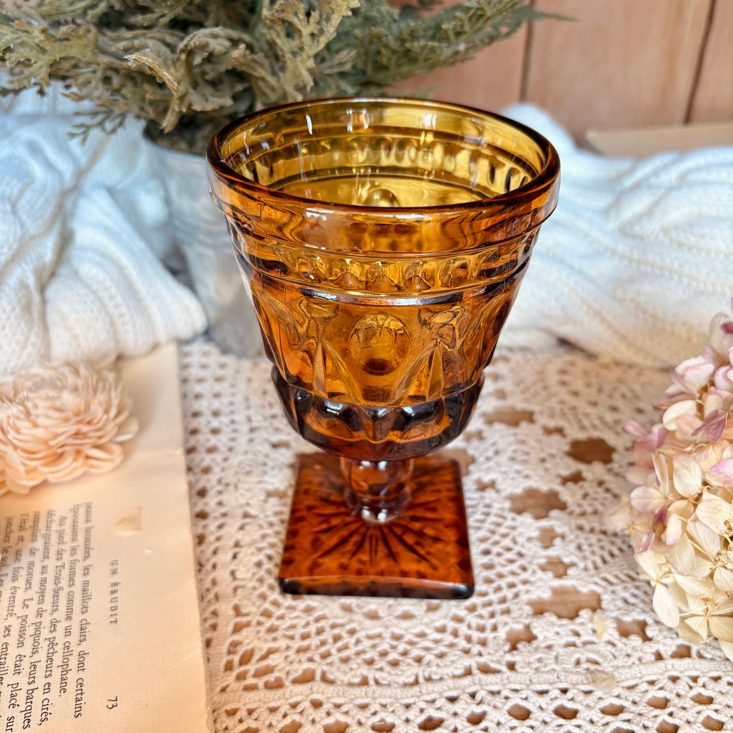 Amber glass