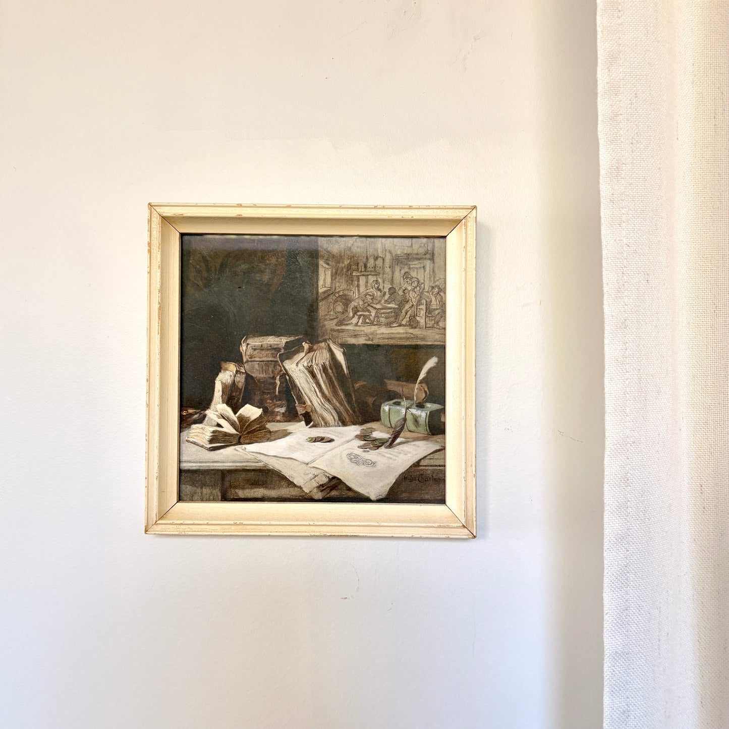 Canvas print - The cellist