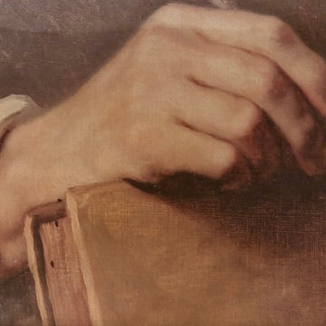 Canvas print - The cellist