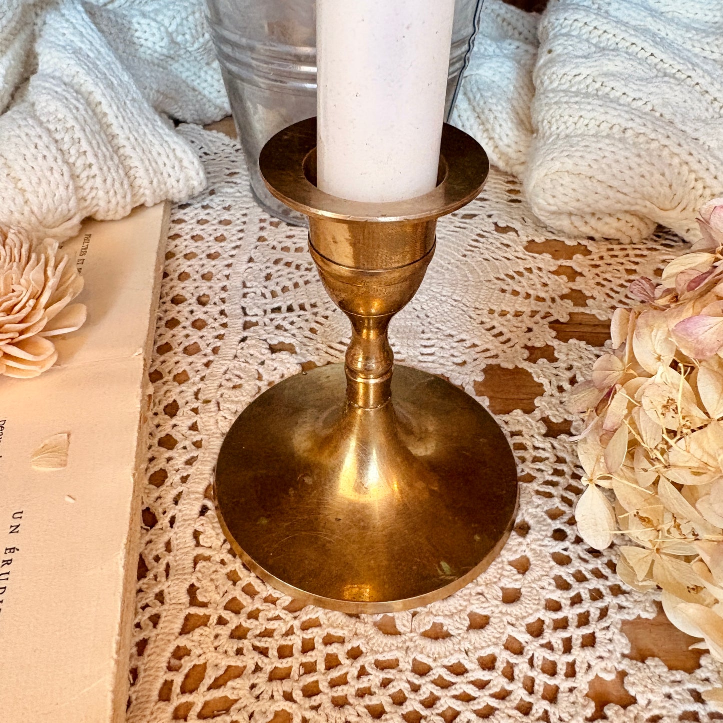 Brass candlestick
