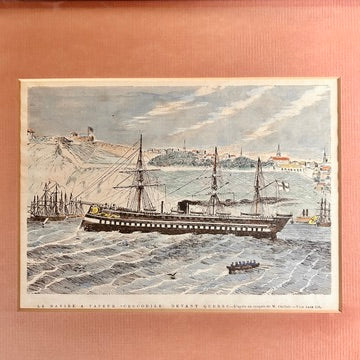 Vintage Frame - Steamship