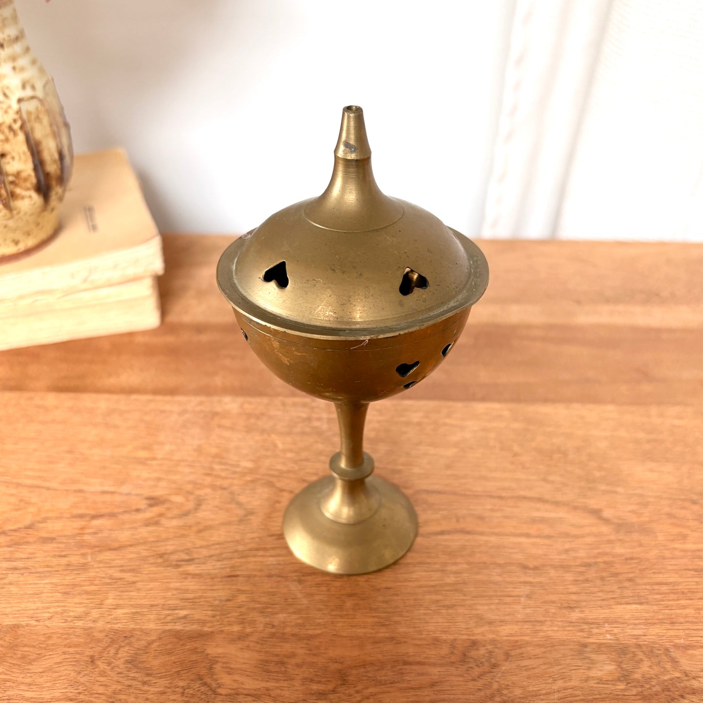 Brass censer on legs