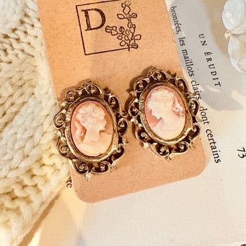 Boucles d'oreilles - Camées