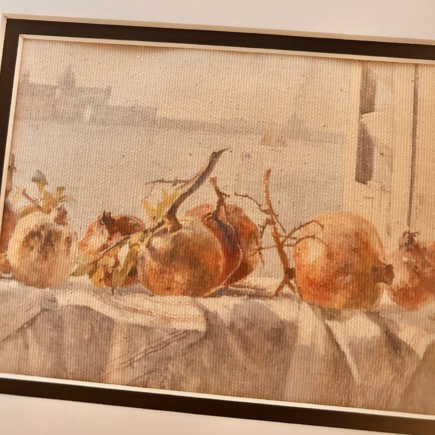 Printing on canvas - The rest area