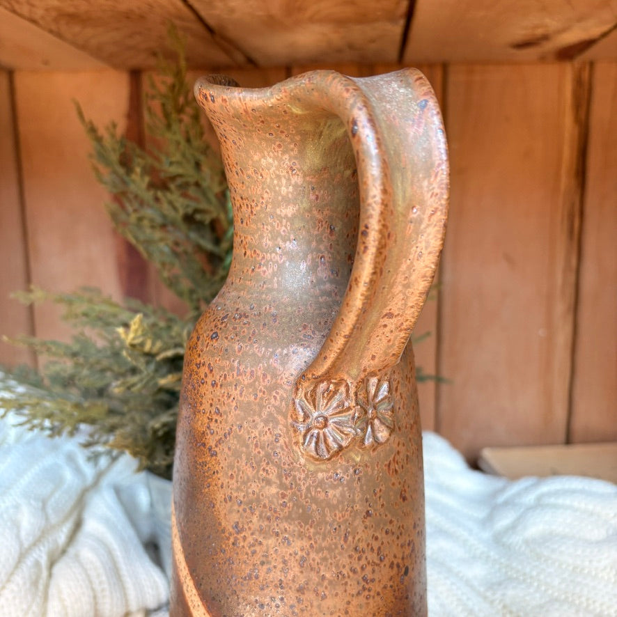 Large stoneware pitcher