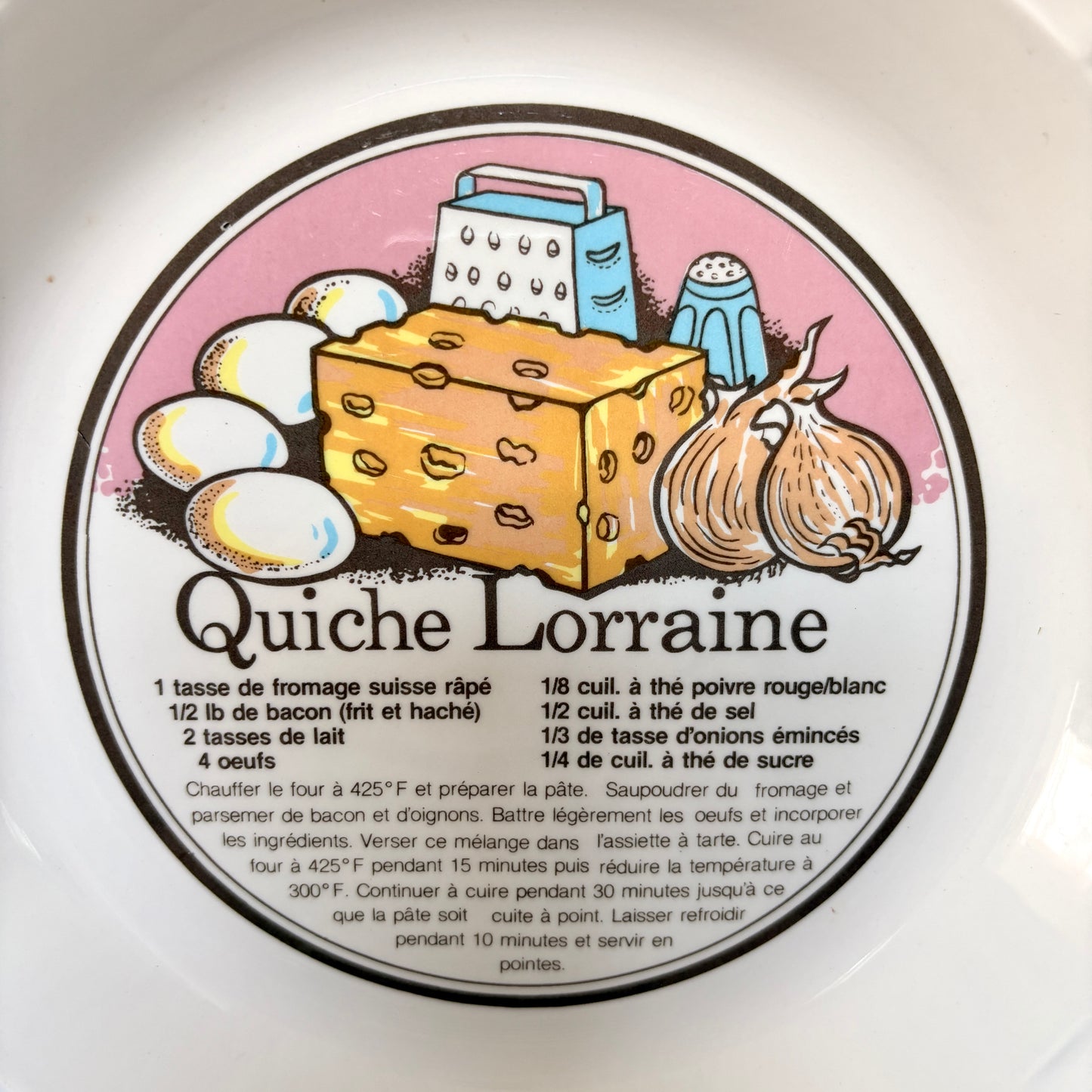 Assiette à quiche