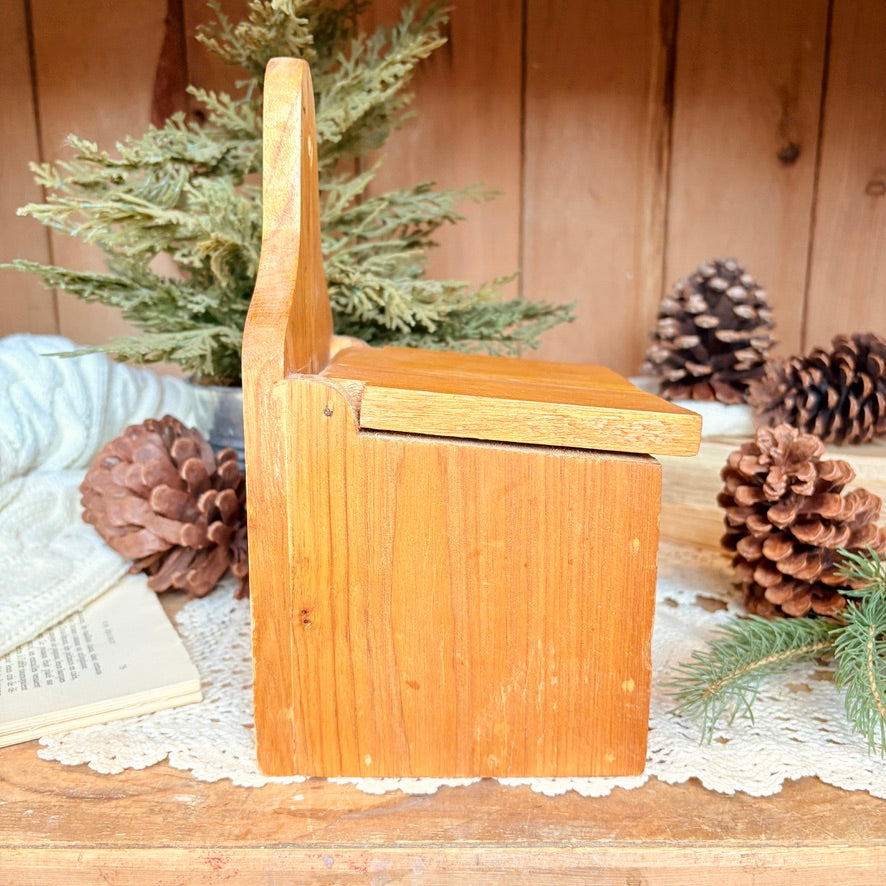 Boite en bois murale