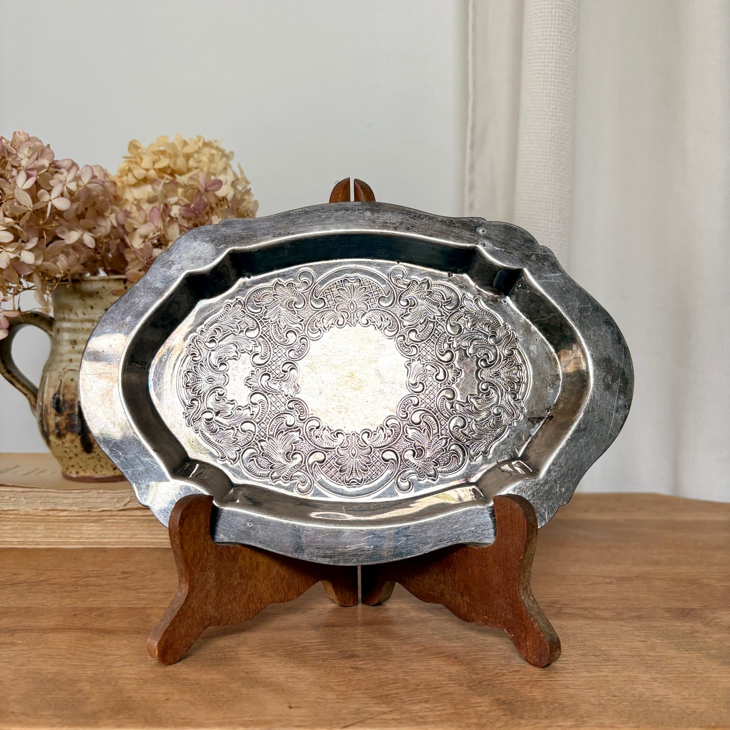 Silver-plated tray