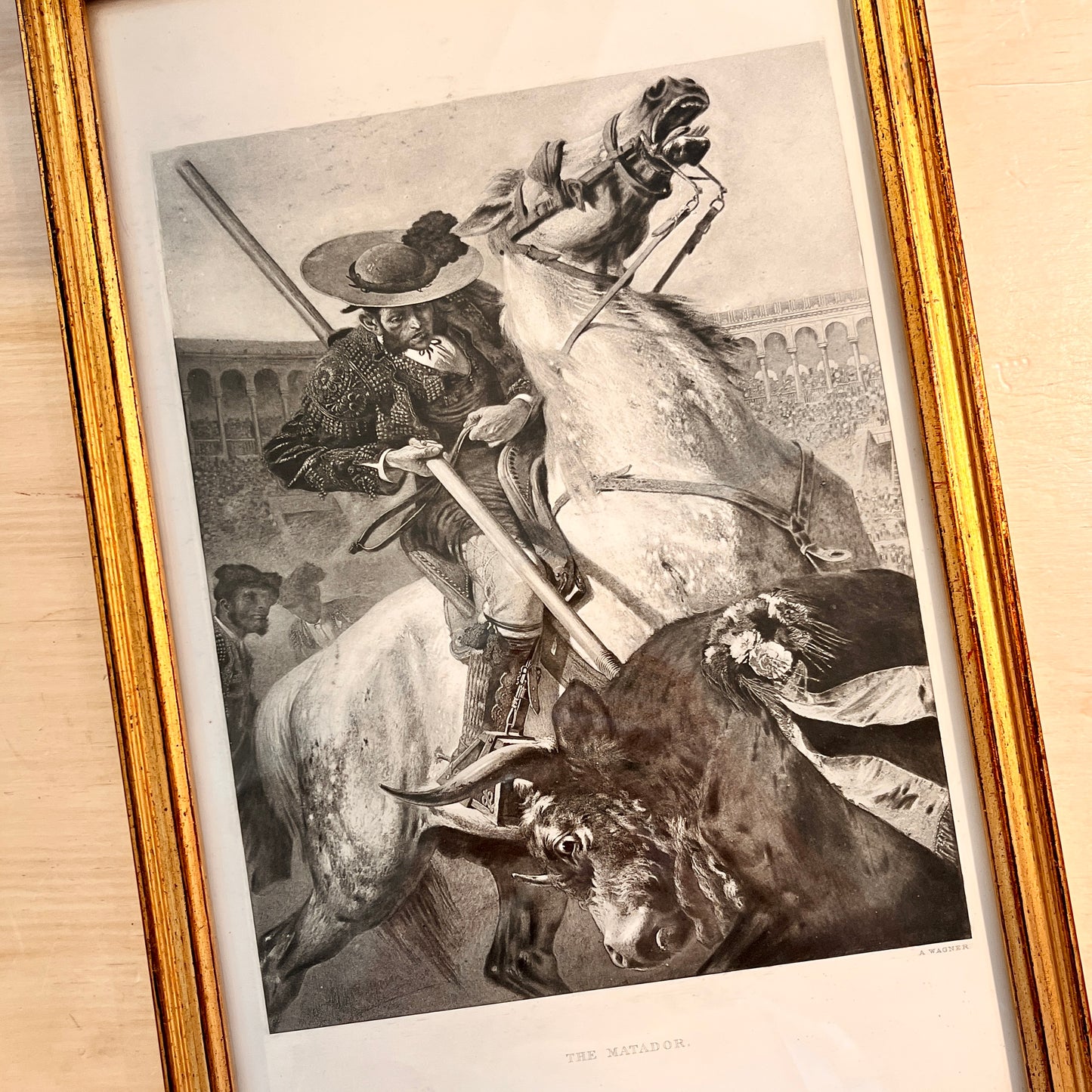 Antique frame - The matador