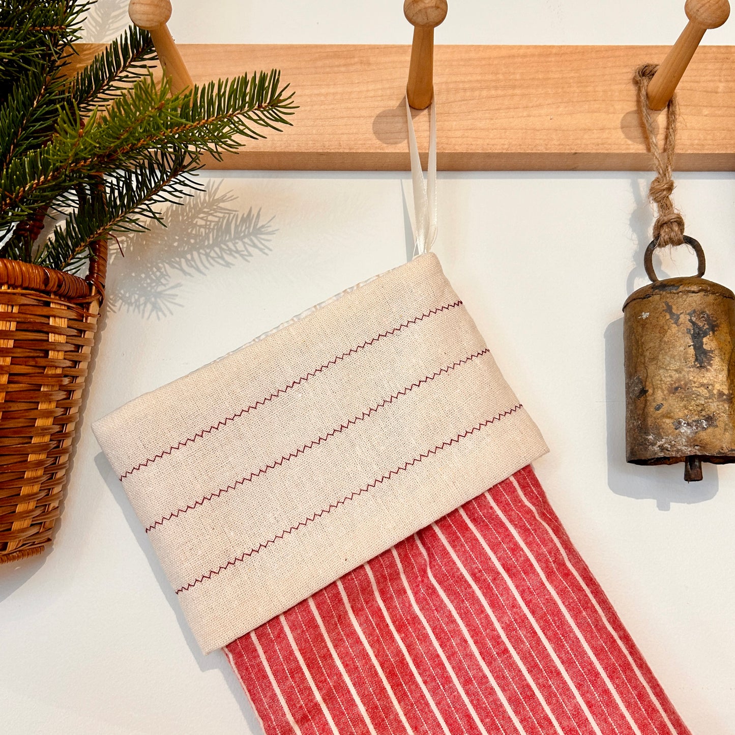 Christmas Stocking - Red Lined