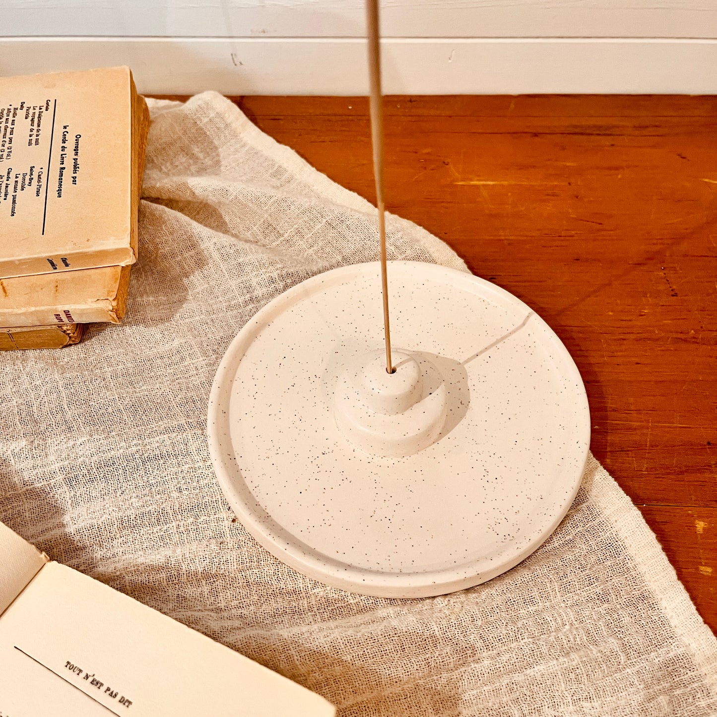 Ceramic incense holder