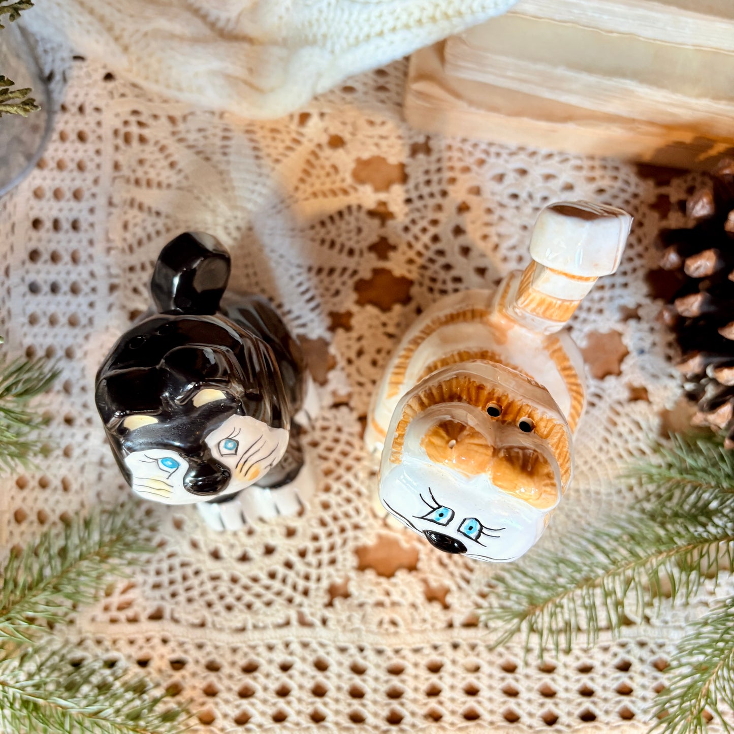 Salière/poivrière - Les matous