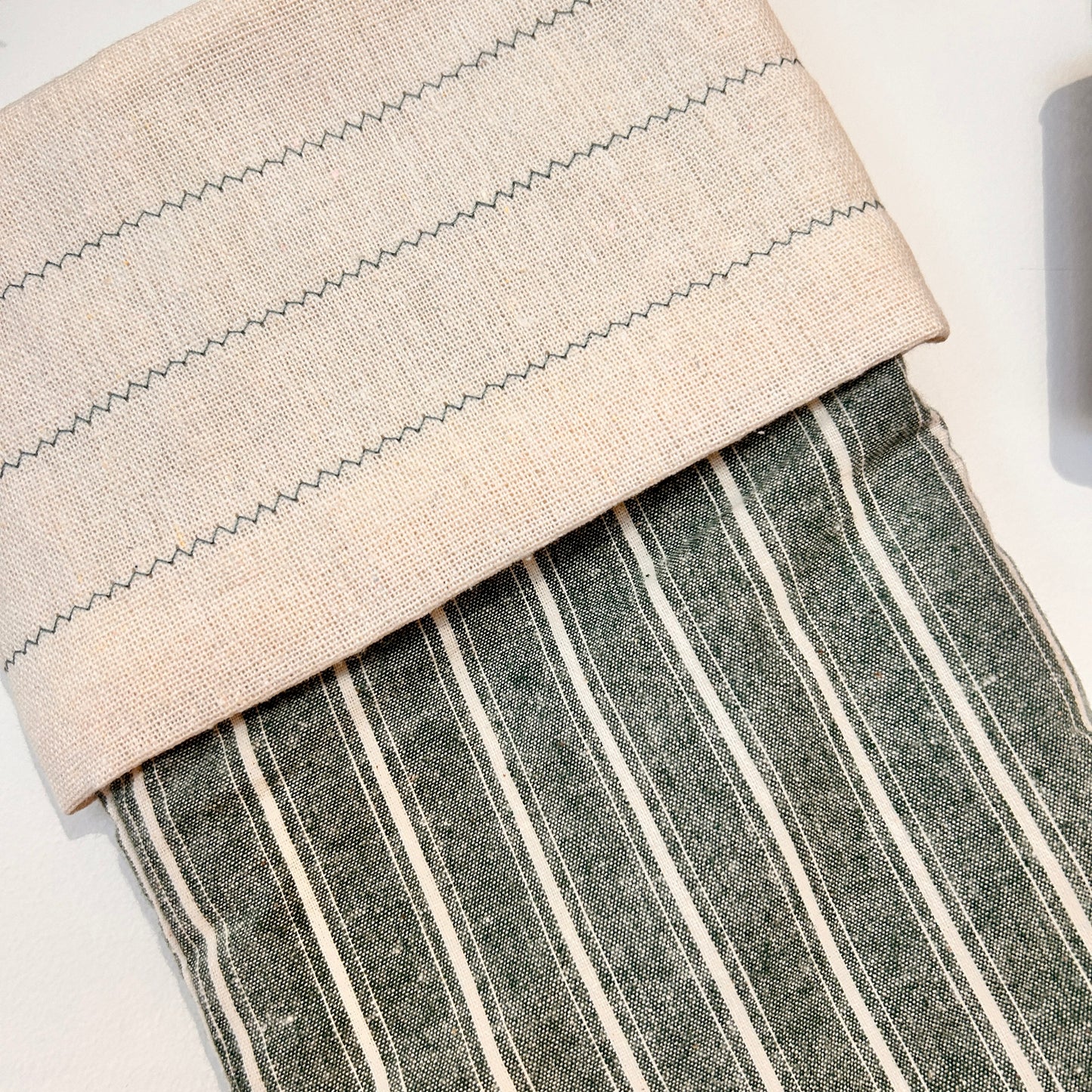 Christmas Stocking - Green Lined