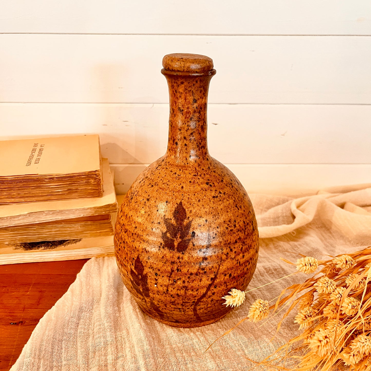 Vintage stoneware bottle