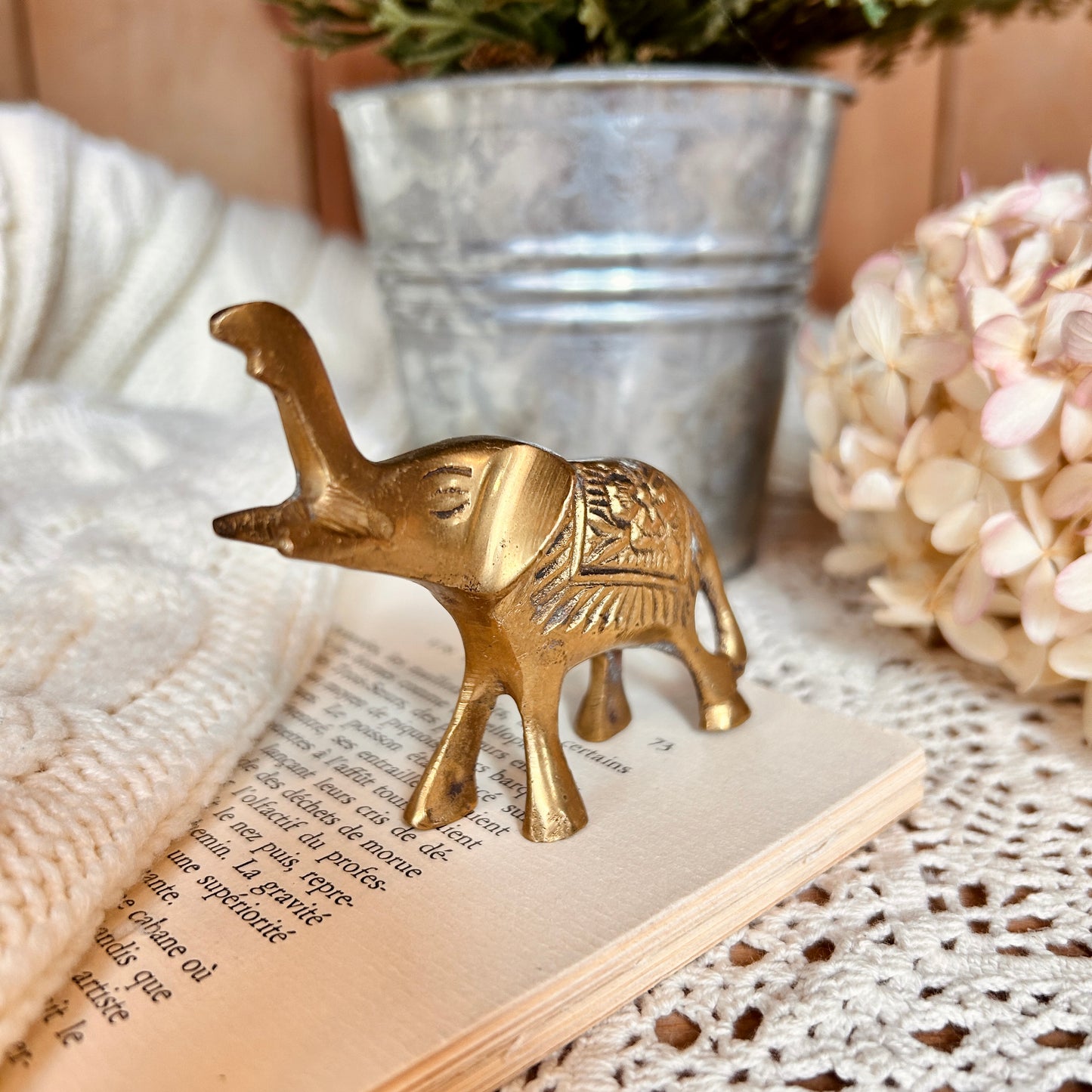 brass elephant