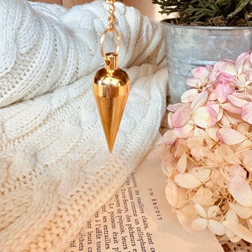 Divinatory pendulum - Rose quartz