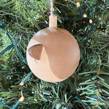 Boule de Noël en bois - Renard