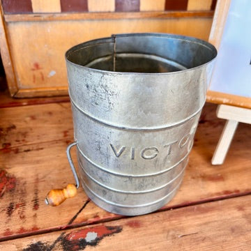 Vintage flour sifter