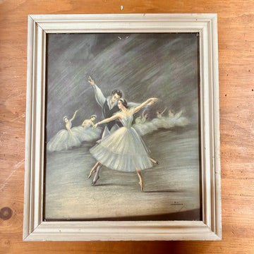 Antique frame - R.A Loederer ballerinas