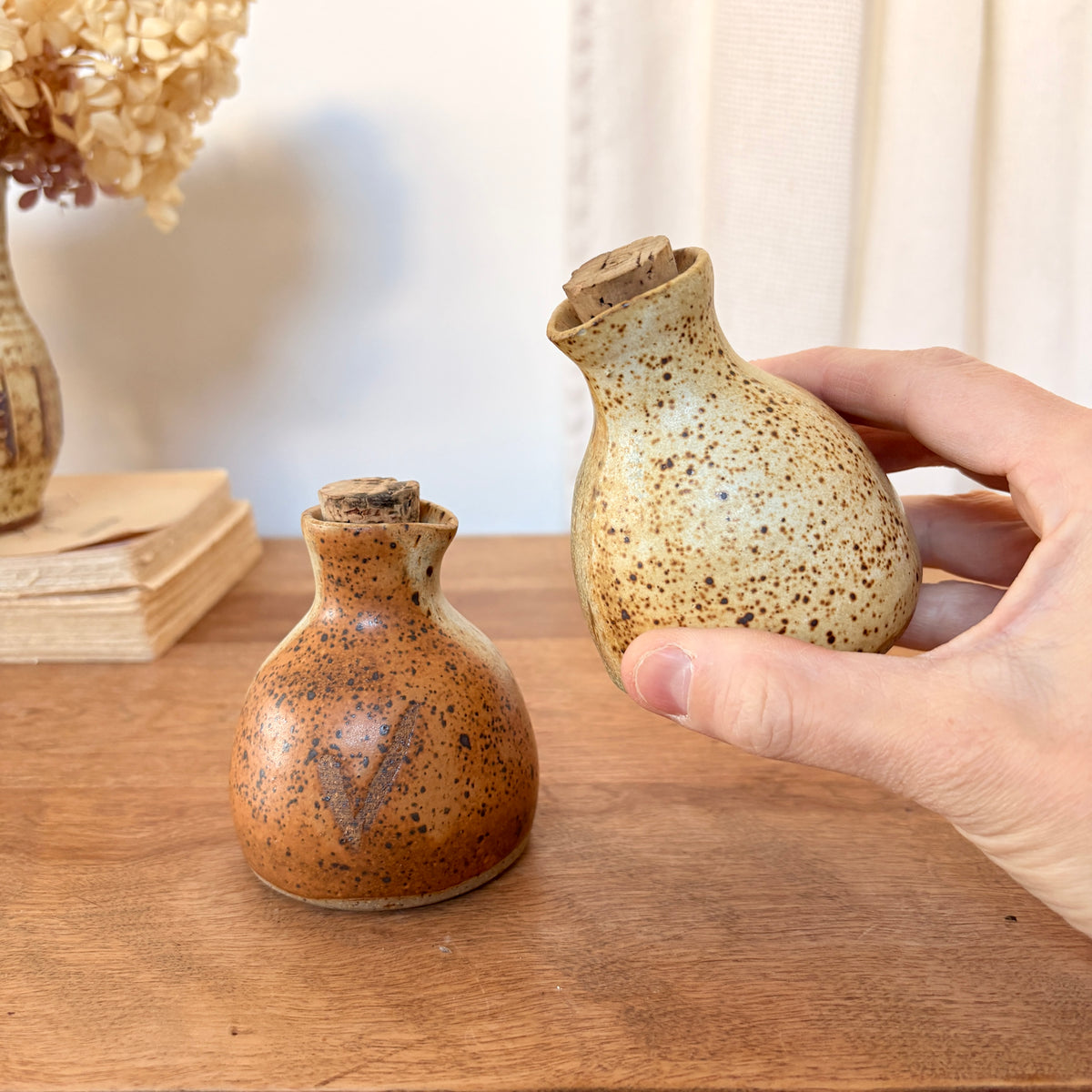 Duo de bouteille huile et vingaire
