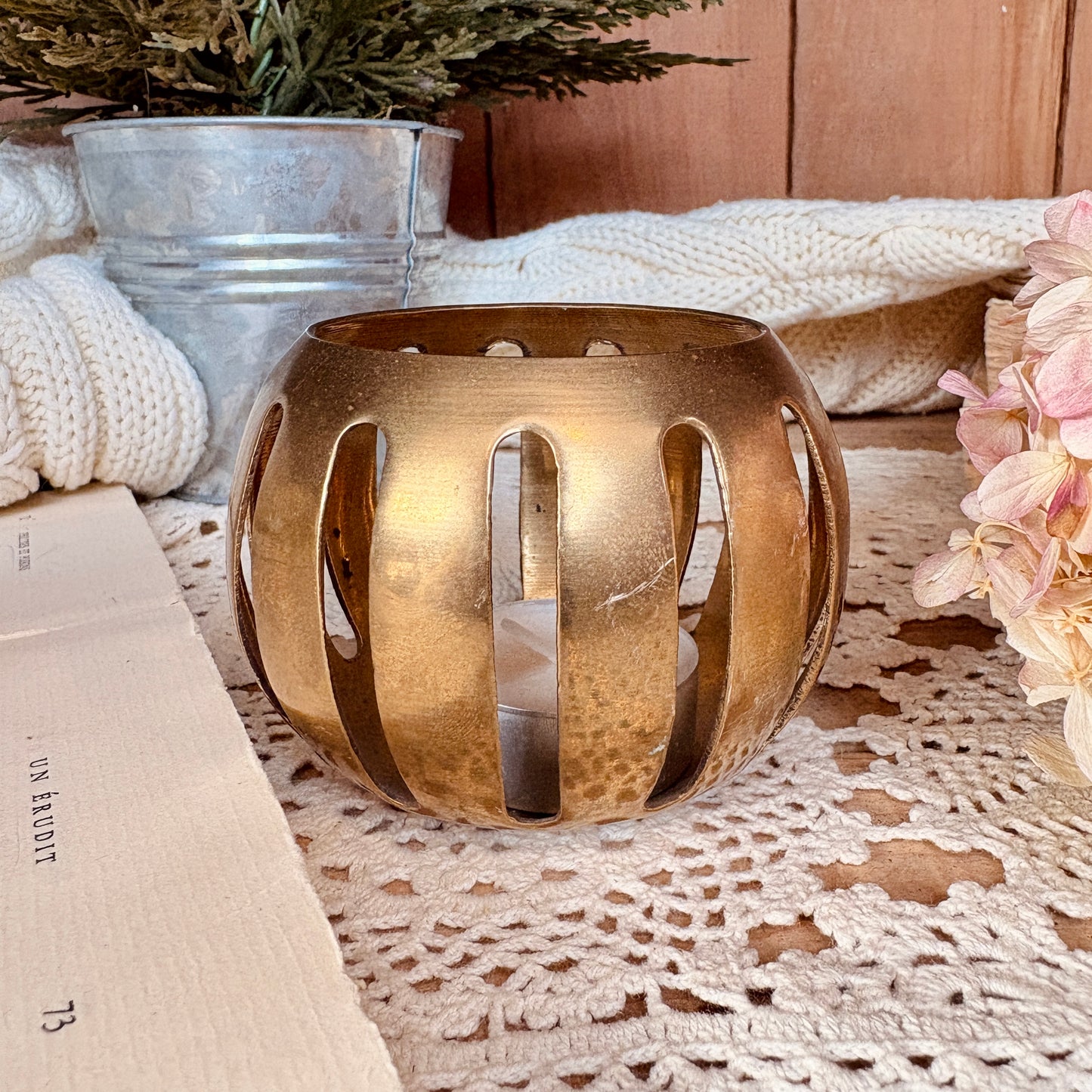 Photophore en laiton