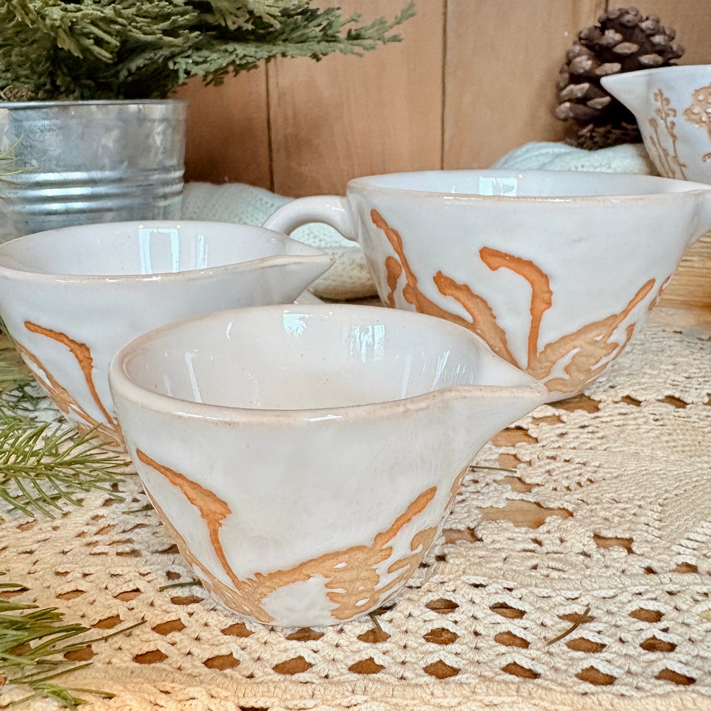 Measuring cups - wildflowers