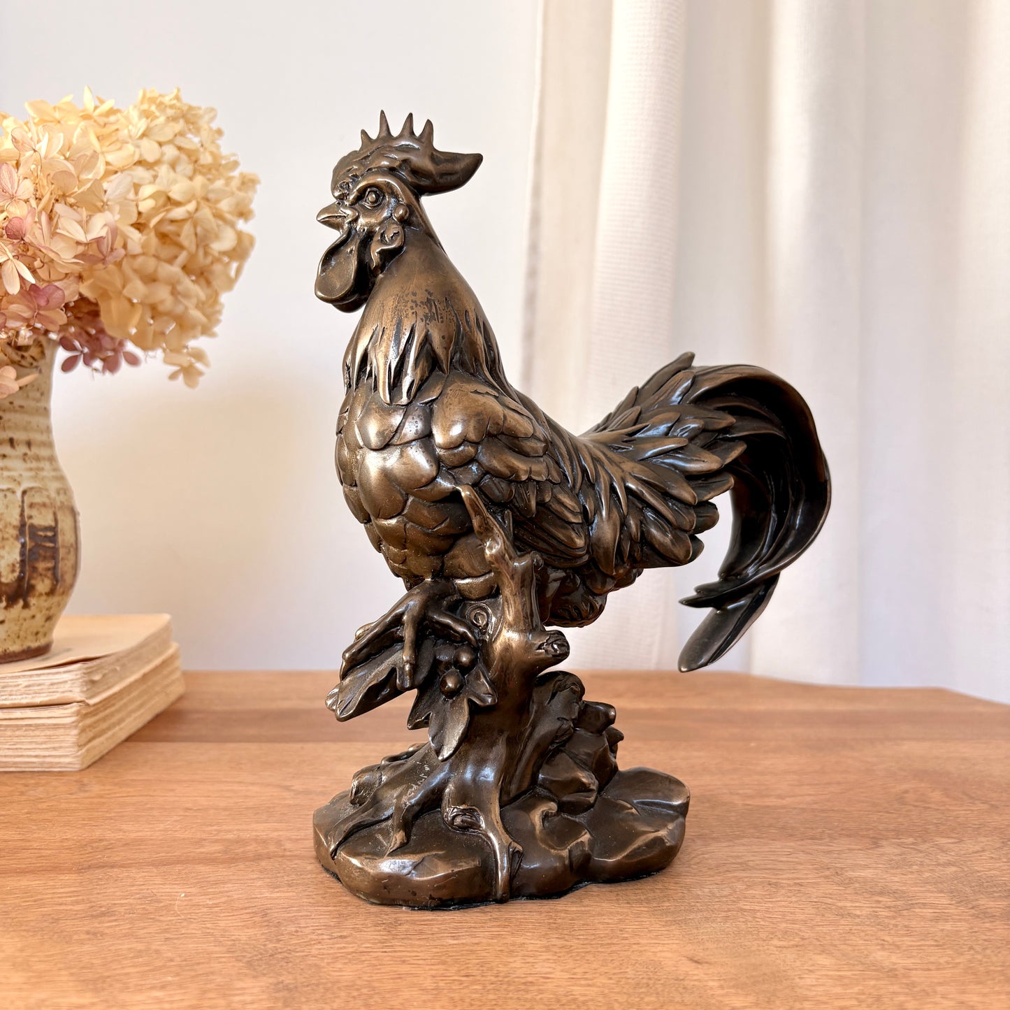 Coq couleur bronze