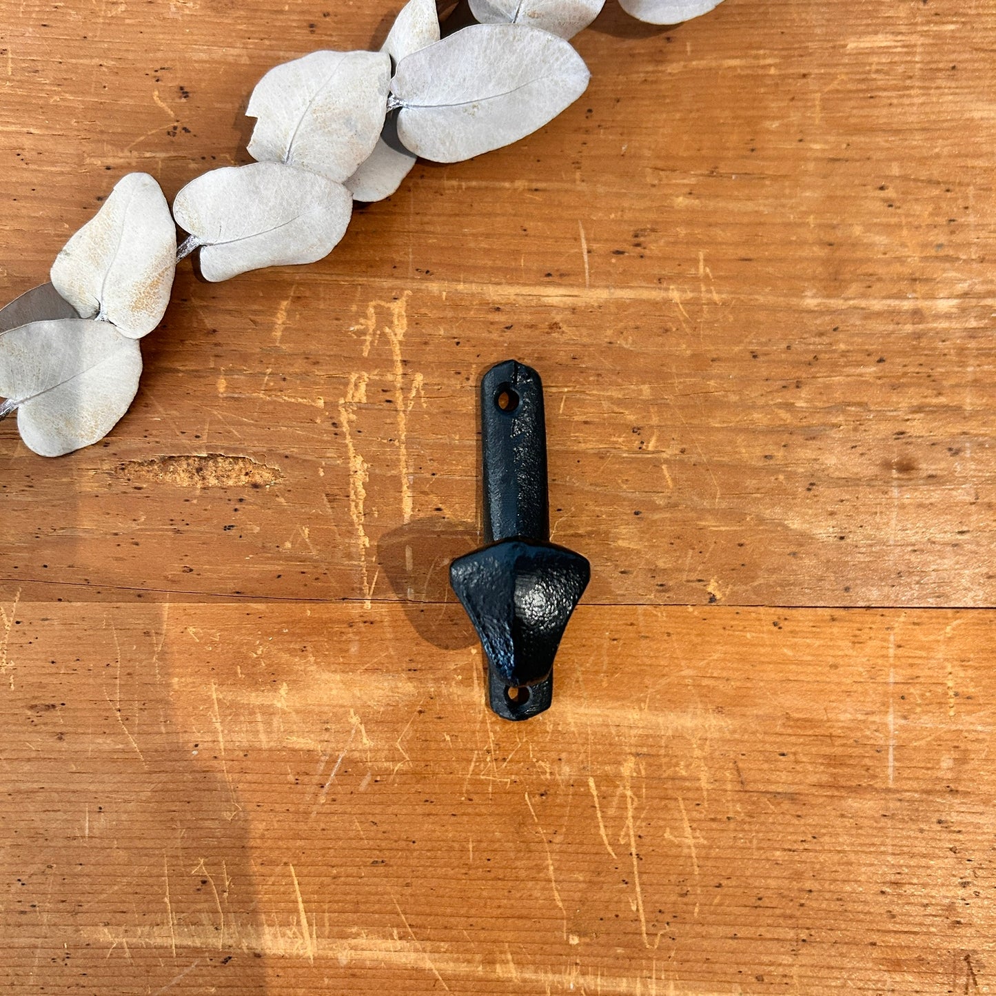 Crochet en fonte - noir