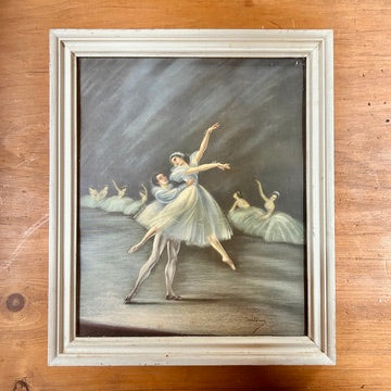 Antique frame - R.A Loederer ballerinas