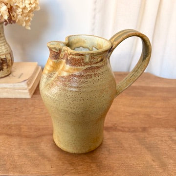 Stoneware pitcher