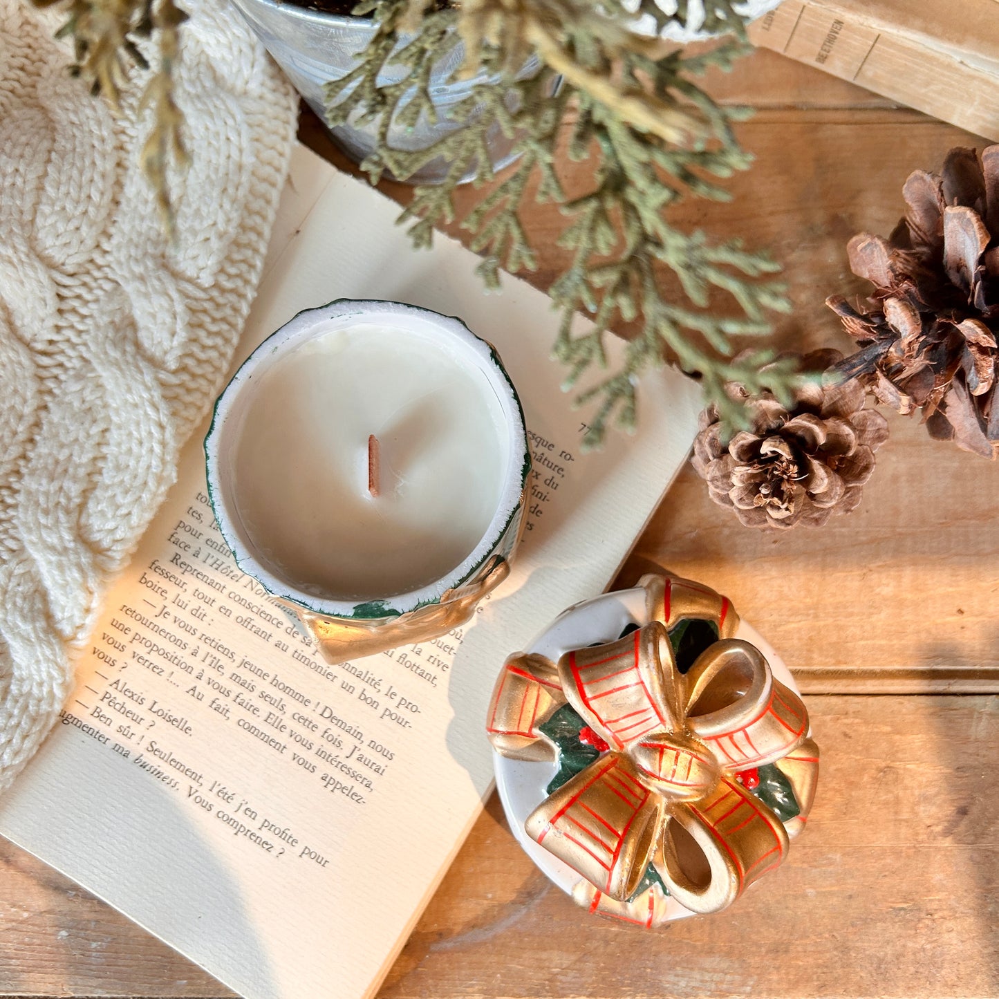 Candle - Fir, cranberry and clove