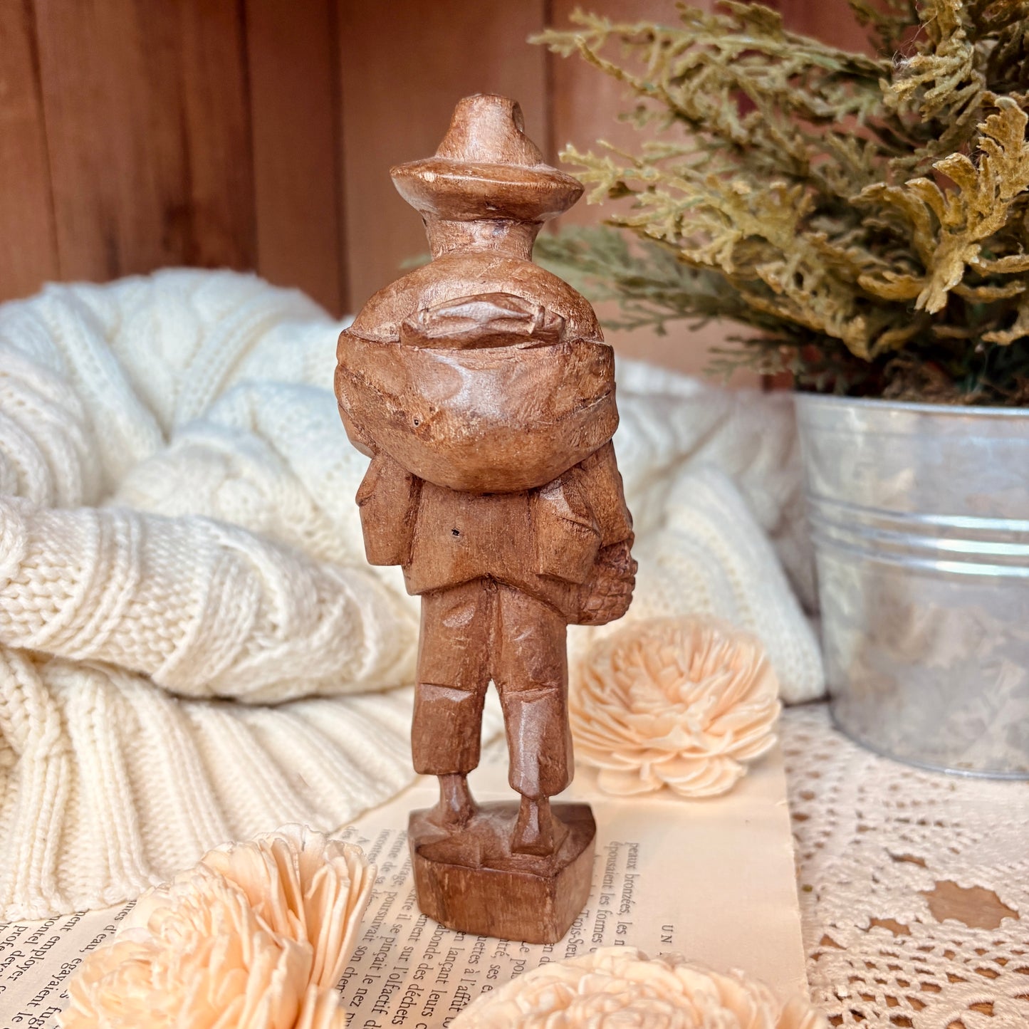 Statuette paysan