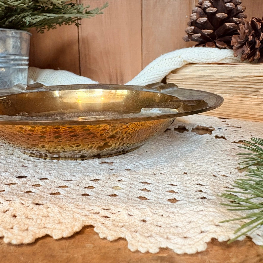 Bol en laiton - Les bateaux