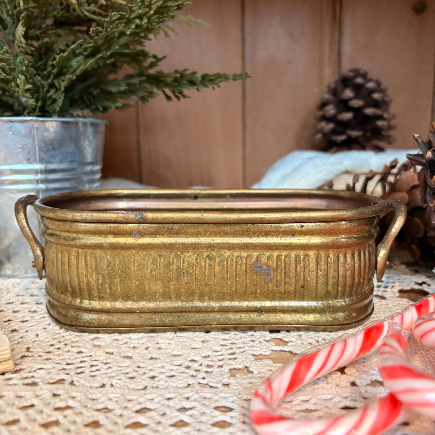 Jardinière en laiton