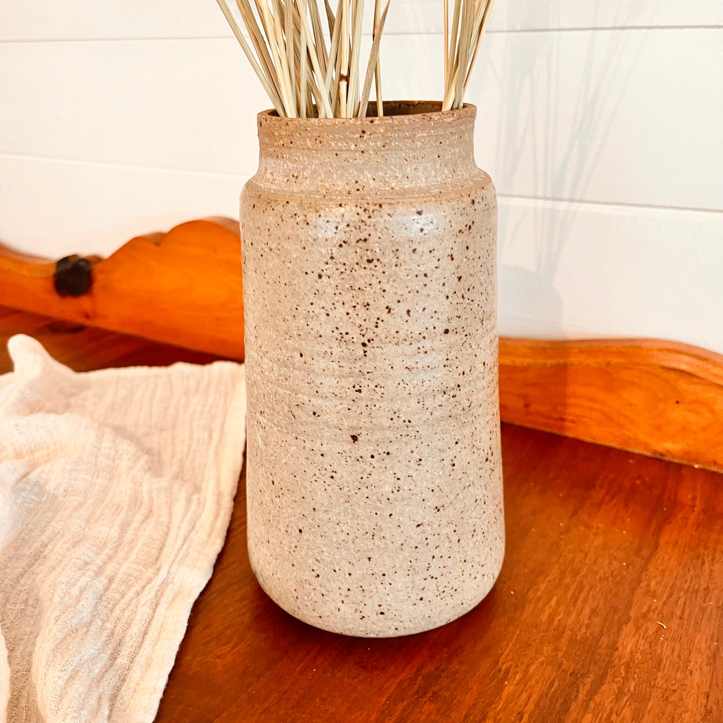 Vintage sandstone vase