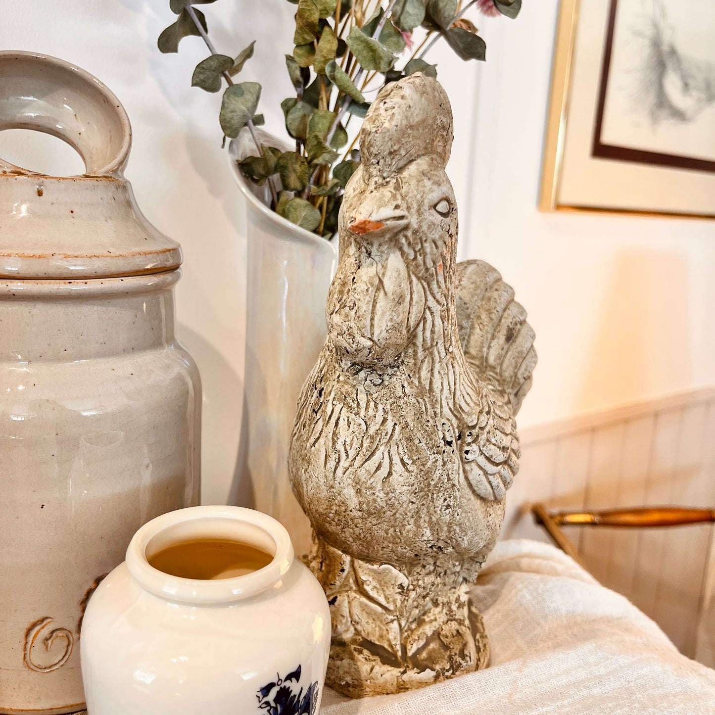 Rooster in terracotta
