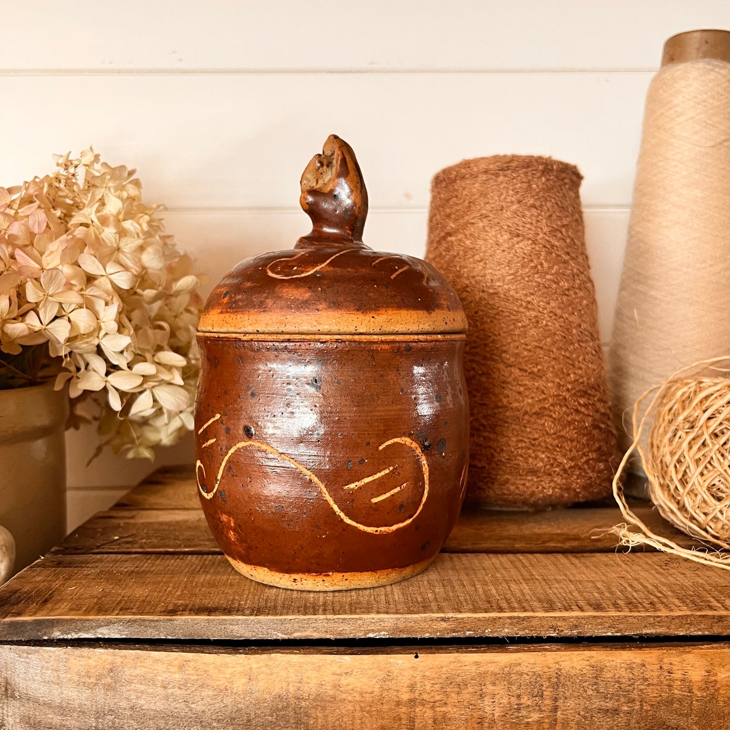 Jarre en grès vintage