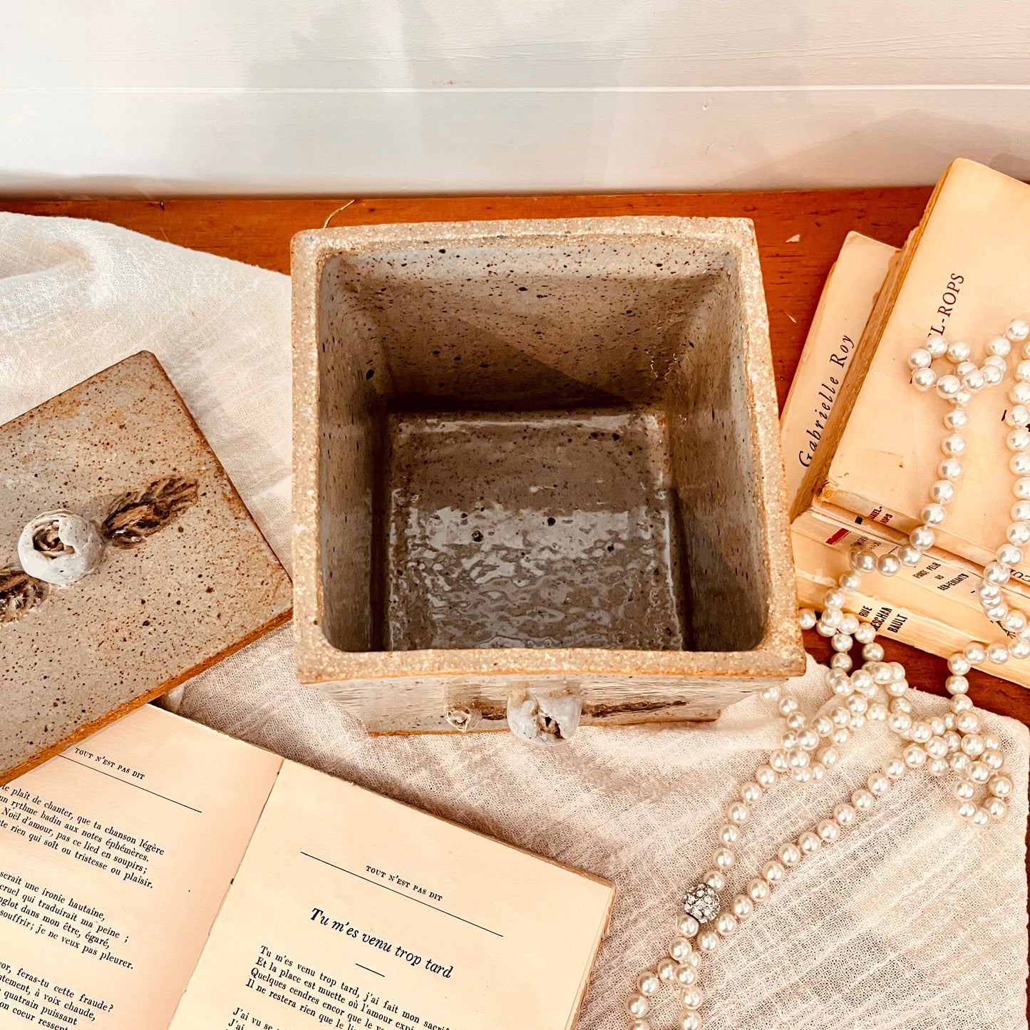 Vintage sandstone box