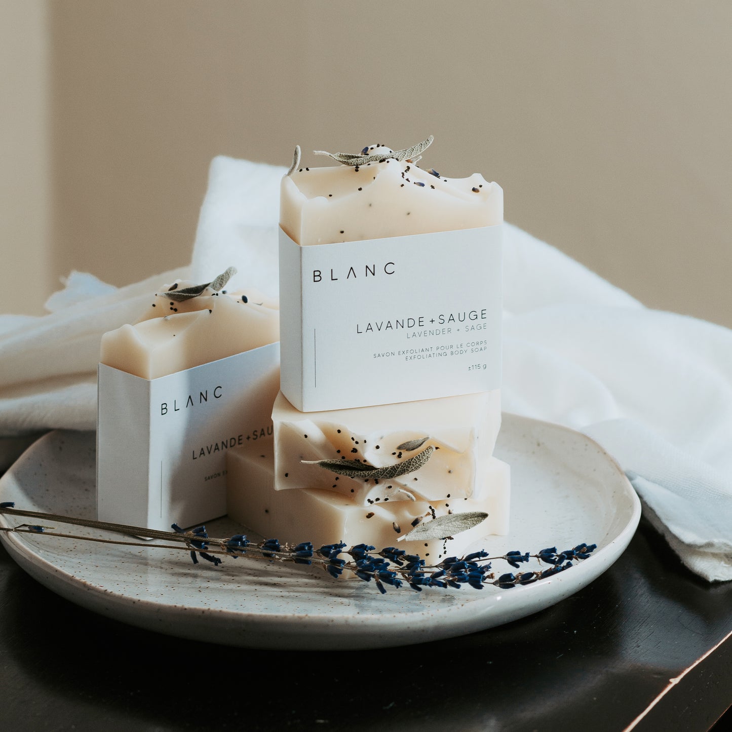 Lavender + sage soap