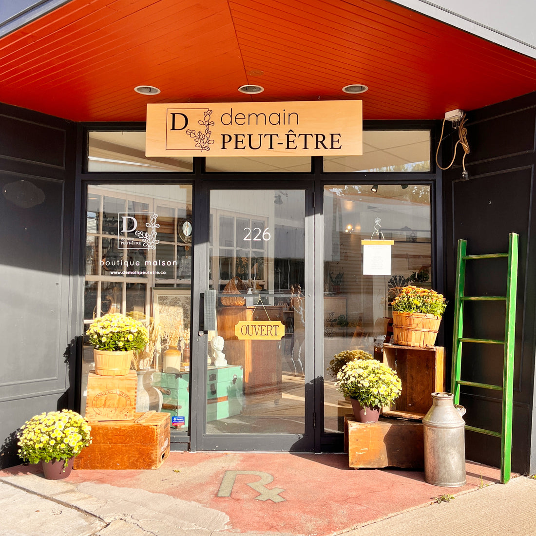 L'automne à la boutique