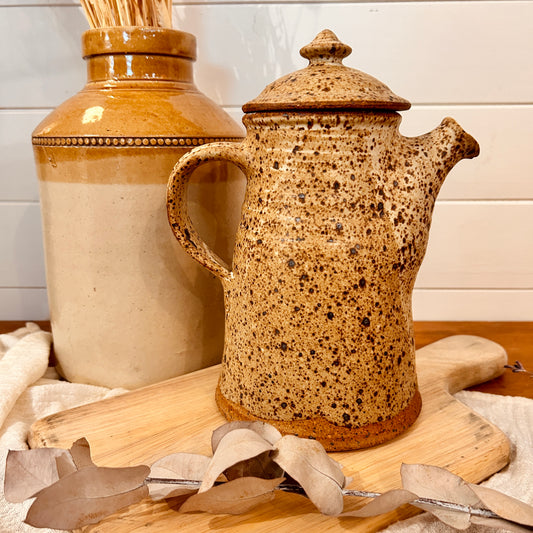 Stoneware teapot
