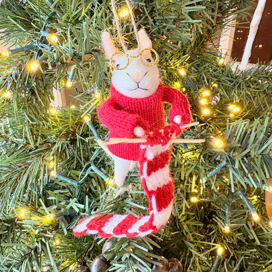 Christmas ornament - Teacher mouse