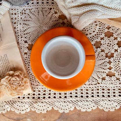 Tasse à espresso orange