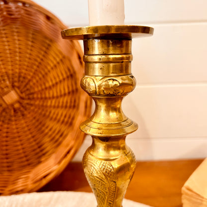 Brass candle holder