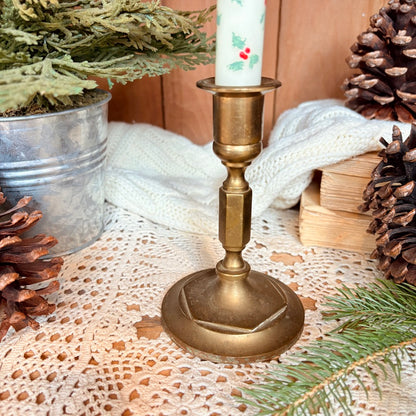 Bougeoir en laiton