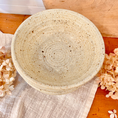 Handcrafted stoneware bowl