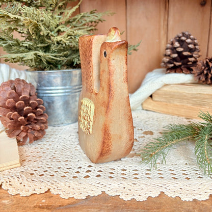 Vase en grès - poule